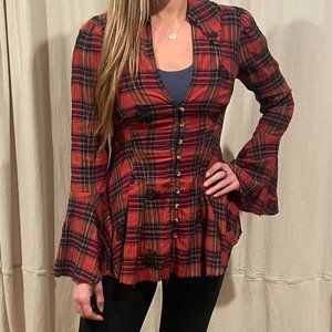 Free People Plaid Shirt
